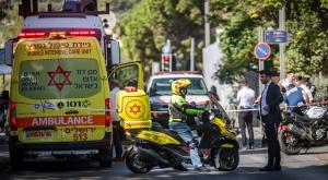 זירת התאונה צילום: Yonatan Sindel,Flash90 חדשות