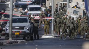 זירת הפיגוע סמוך לכביש 35 צילום: Wisam Hashlamoun,Flash90 חדשות