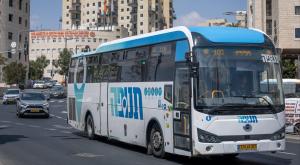 אוטובוס של חברת "תנופה" צילום: Chaim Goldberg,Chaim Goldberg תחבורה