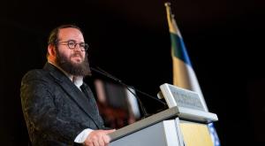 מוטי לייטנר במהלך הכנס צילום: Chaim Goldberg,Flash90 פוליטי