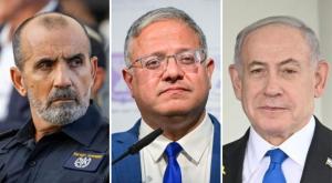 נתניהו, בן גביר ולוי צילום: פלאש90 וקנבה חדשות