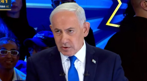 בנימין נתניהו בפטריוטים צילום: צילום מסך ערוץ 14 טלוויזיה