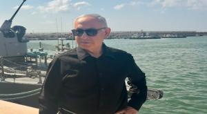 נתניהו בבסיס חיל הים צילום: דוברות ראש הממשלה חדשות