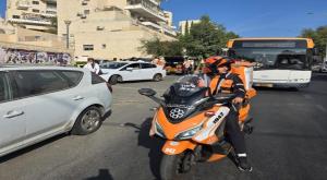 זירת התאונה צילום: דוברות איחוד הצלה מבזקים