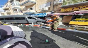 זירת האירוע צילום: דוברות מד"א מבזקים