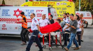 פינוי הפצועים צילום: David Cohen,Flash90 חדשות