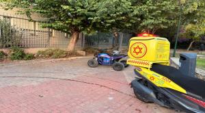 זירת ההתהפכות צילום: דוברות מד"א מבזקים
