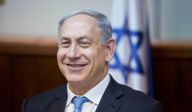 בנימין נתניהו צוחק צילום: Yonatan Sindel,Flash90 ברנז'ה