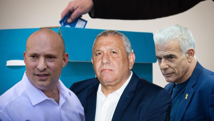 רעידת אדמה פוליטית: איזנקוט, בנט ולפיד בדרך לרשימה אחת