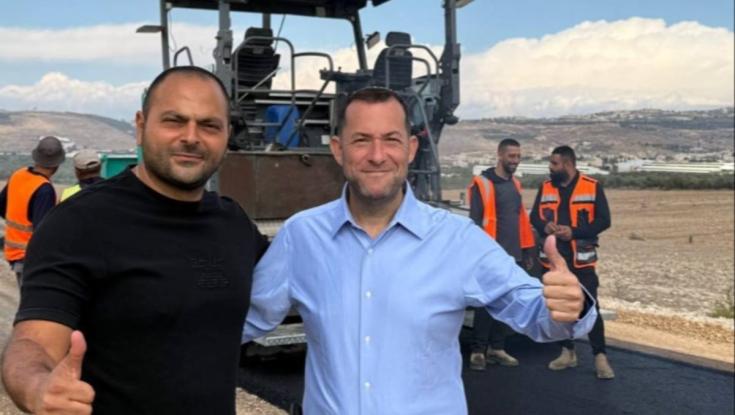 היסטוריה! החלה סלילת הכביש החדש בין חומש לשא-נור