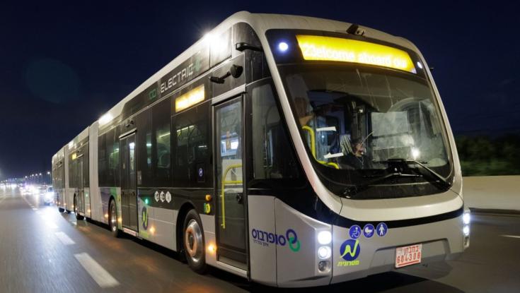 כ-26 מטרים, ומכיל כ-160 נוסעים: האוטובוס החשמלי הגיע לישראל