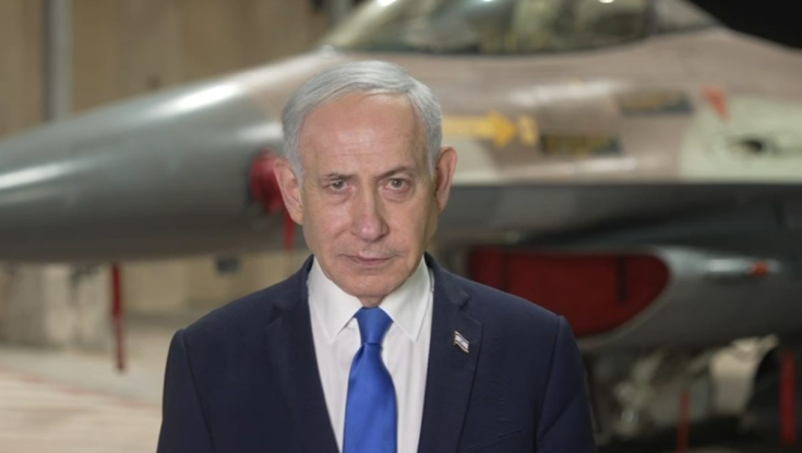 רגע לפני הבחירות: נתניהו הגיע לבסיס חיל אוויר ושיגר איום לאיראן