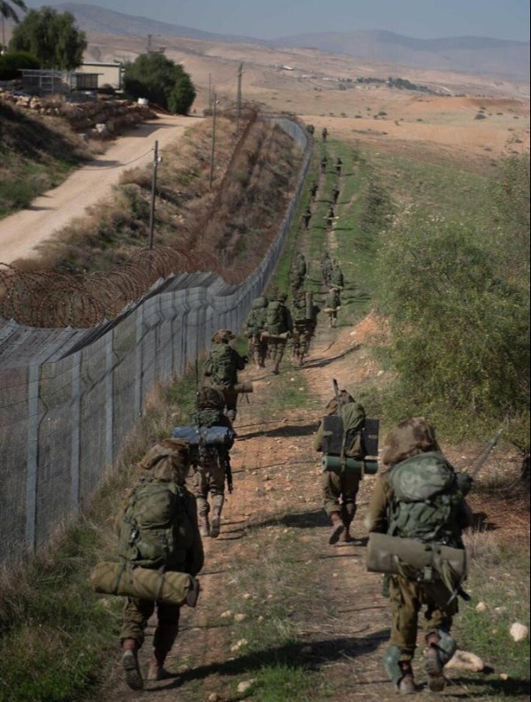 הלוחמים במהלך התרגיל