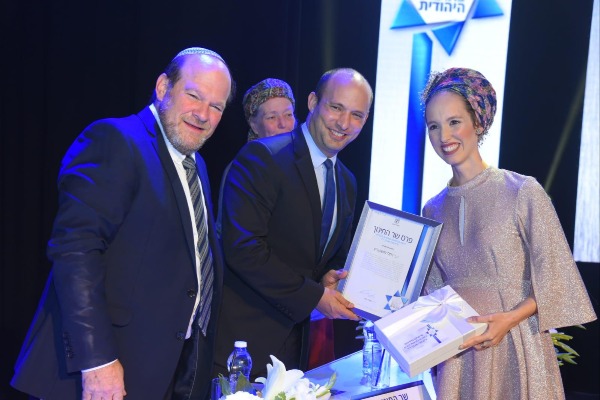 מושקוביץ ובנט בטקס הענקת הפרסים