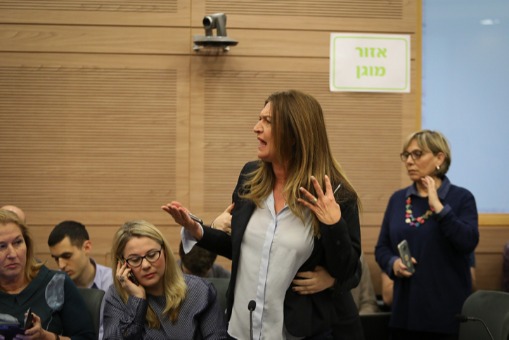 ח"כ לאה פדידה מוצאת מהדיון