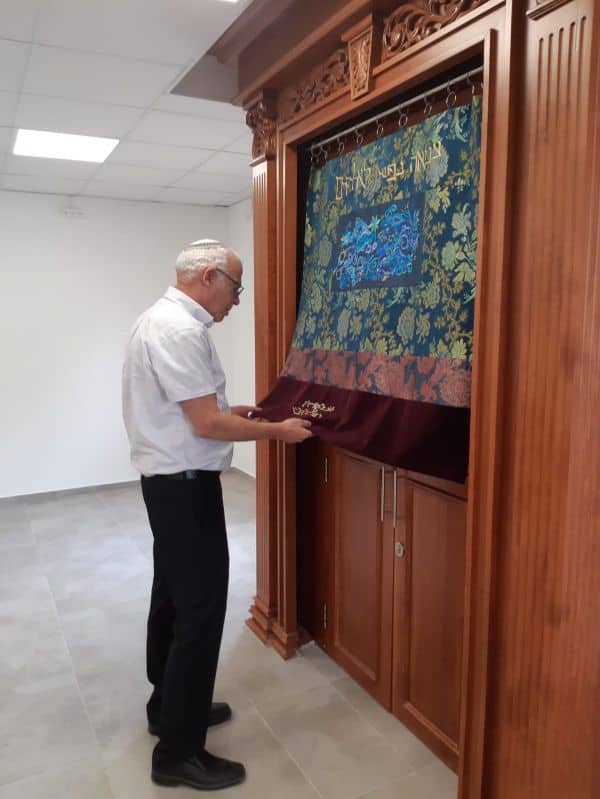 השר אורי אריאל בביקור בעוטף עזה