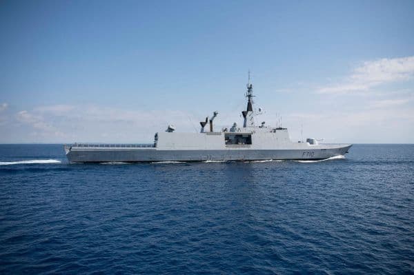התרגיל המשותף של חיל הים והצי הצרפתי
