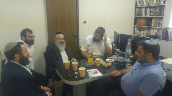 מזכ"ל האיחוד הלאומי בביקור בכפר חב"ד