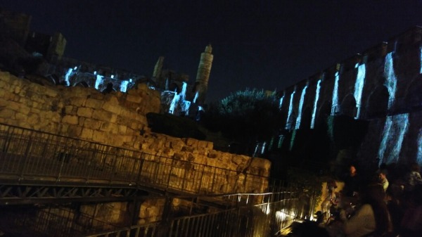מגדל דוד, מופע לילה