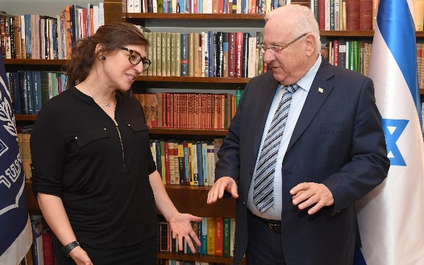 מים ביאליק ונשיא המדינה רובי ריבלין