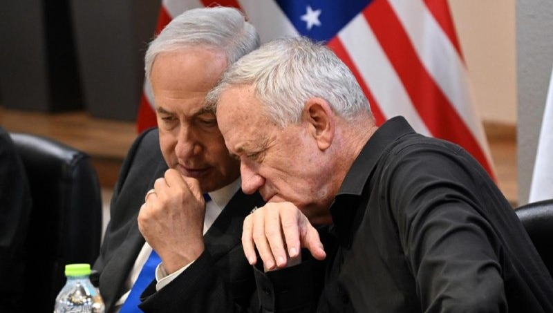 נתניהו עם גנץ