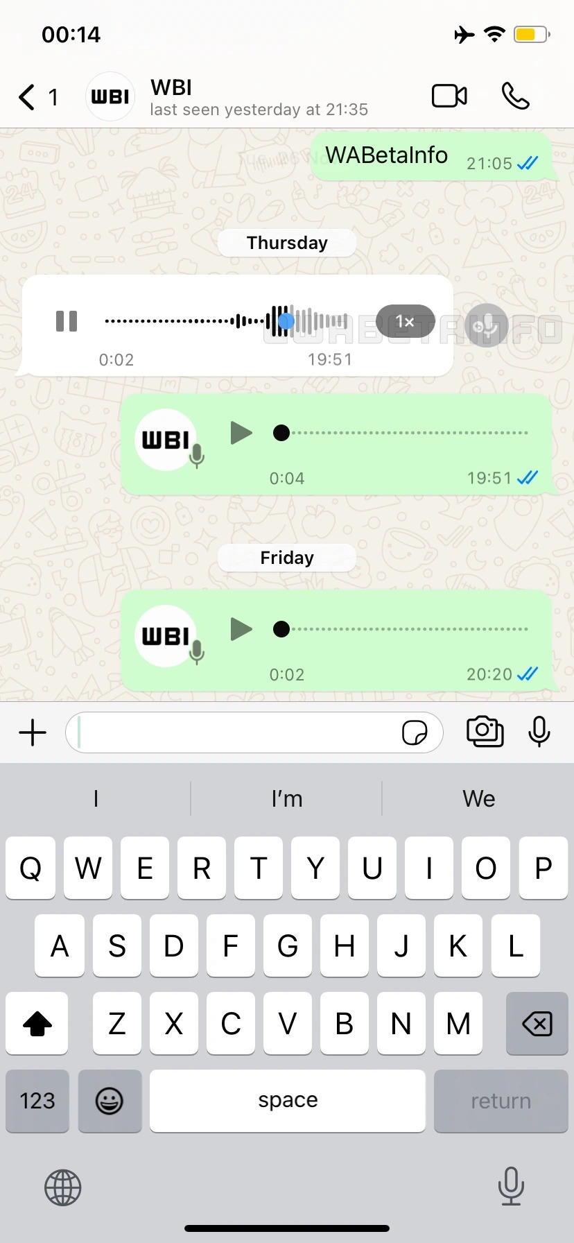החידוש בווטסאפ