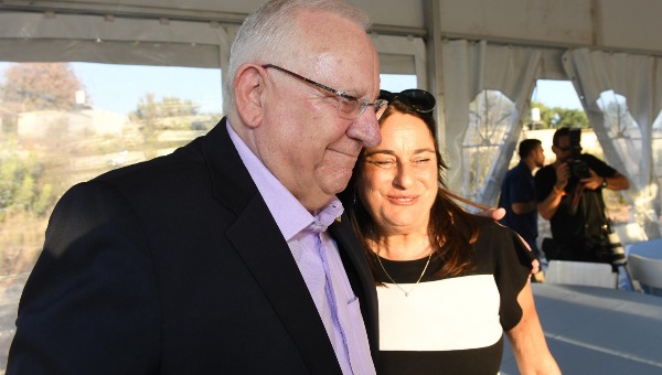 רונה רמון ונשיא המדינה ראובן ריבלין