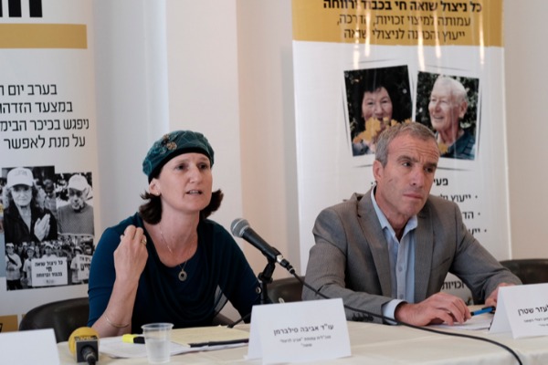 עו"ד אביבה סילברמן, מייסדת העמותה עם ח"כ אלעזר שטרן