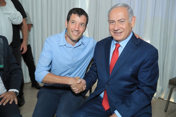 נתניהו ושילה אדלר, בכנס ראשי הרשויות בשבוע שעבר