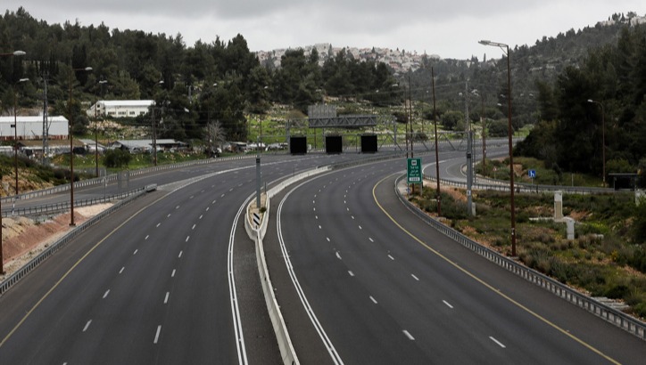 סגר כללי בדרך. כביש 1 היום