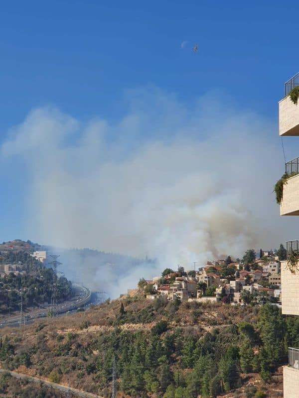 השרפה במבשרת ציון