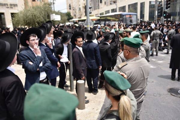 הפגנת החרדים בירושלים