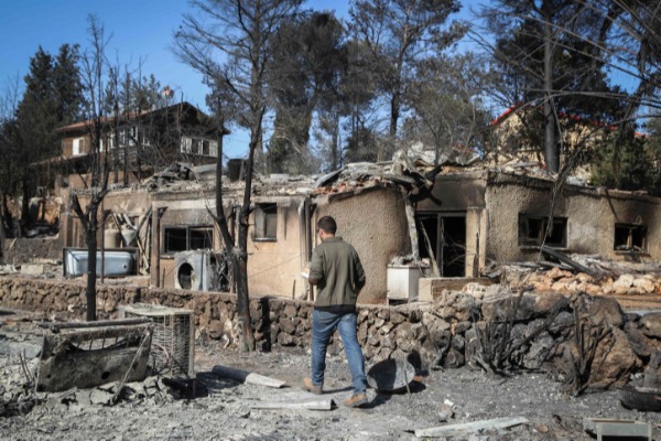 נזקי השרפה בנווה צוף, נובמבר 2016