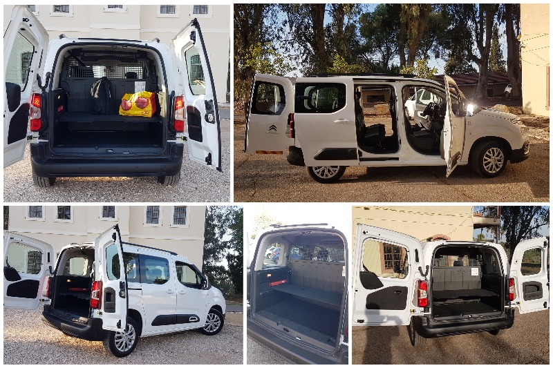 תא מטען מרווח עם דלתות גדולות המאפשרות לנצלו היטב
