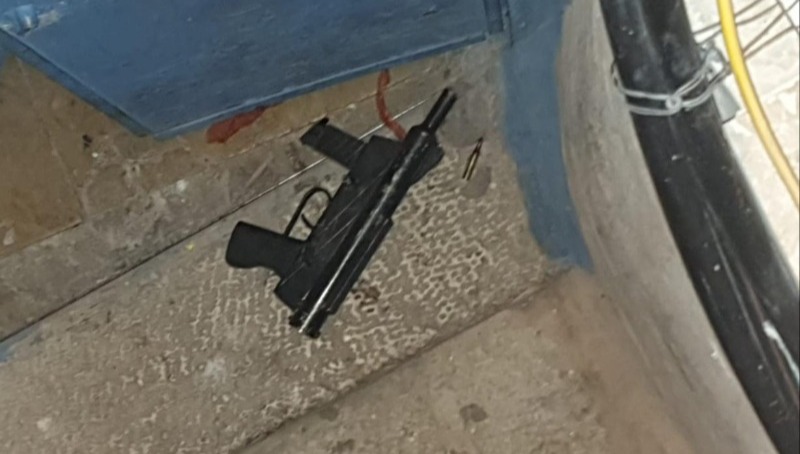 הנשק של המחבל מזירת האירוע