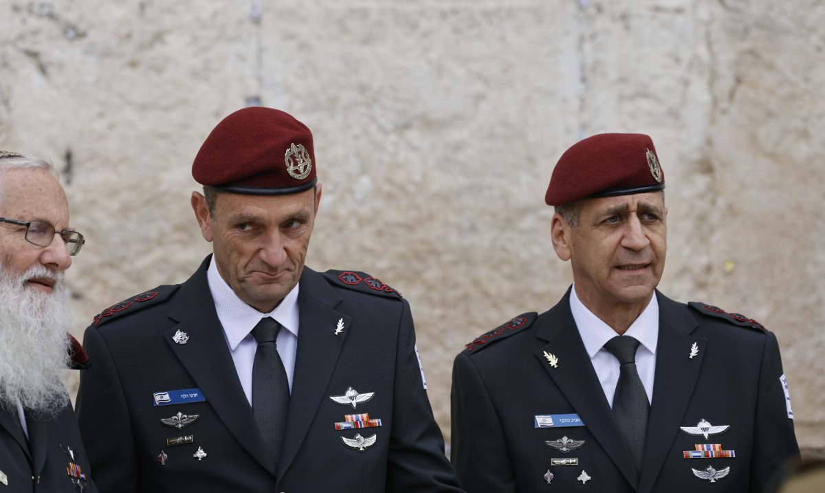 בכותל המערבי עם הרב הראשי הצבאי | 