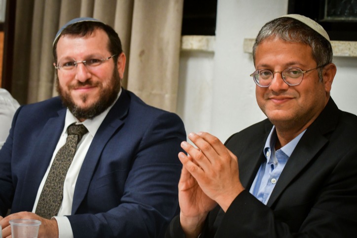 הרב עמיחי אליהו עם איתמר בן גביר