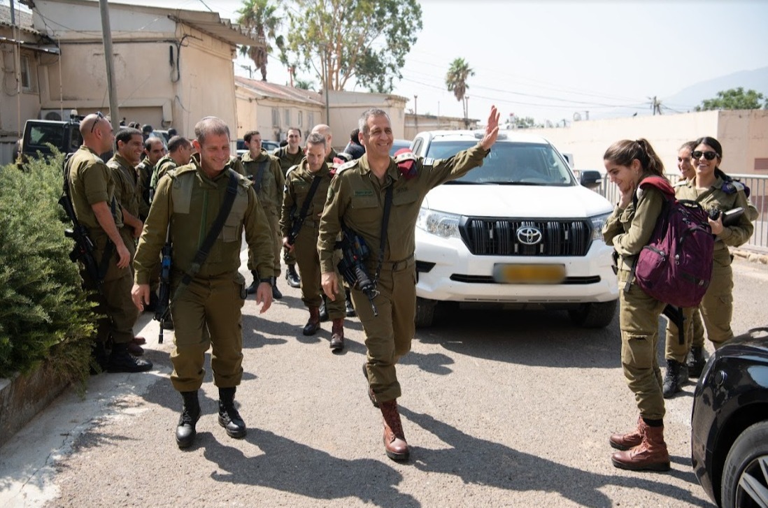 הרמטכ"ל במהלך ביקורו בחטמ"ר 769 בפיקוד הצפון