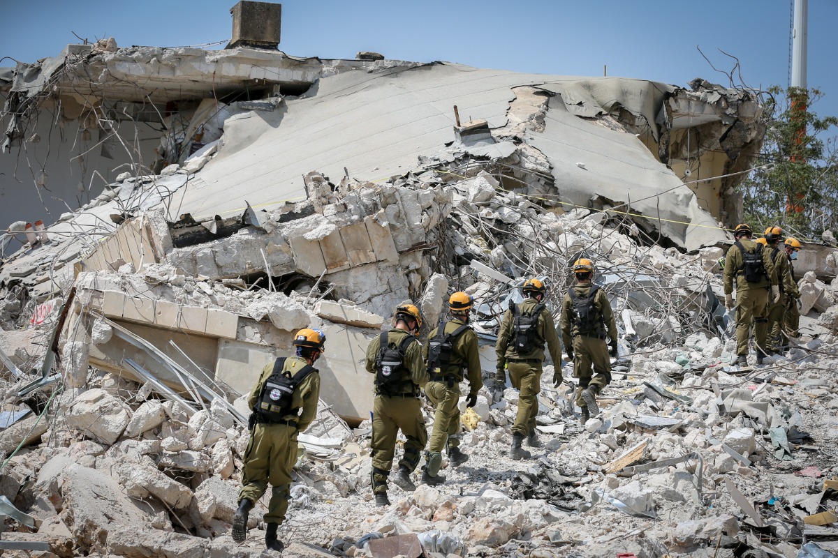 פיקוד העורף בתרגיל קריסת מבנים בצפת | 