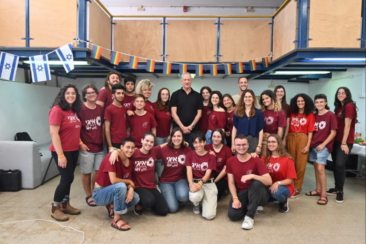 ביקורו של גנץ במכינת רות