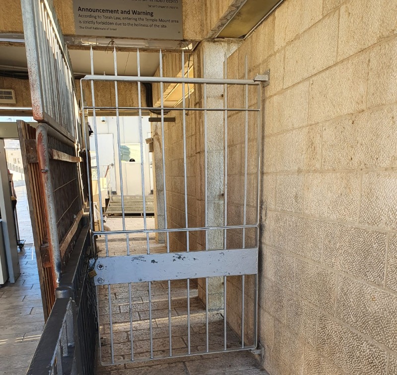 הר הבית עוד סגור ליהודים