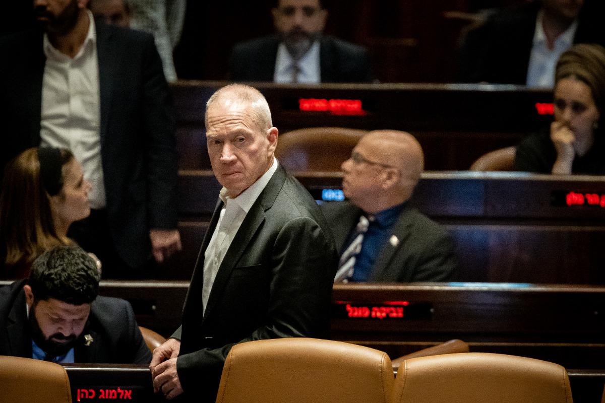 גלנט בכנסת בשבוע שעבר | 