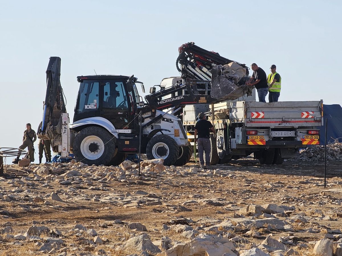 החווה שהוקמה לאחר הירצחו של הראל מסעוד הי"ד נהרסה