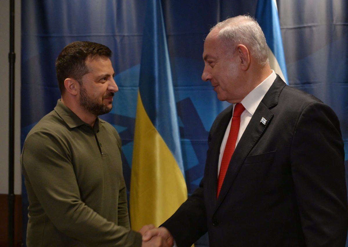 נתניהו וזלנסקי בכינוס עצרת האו"ם | 
