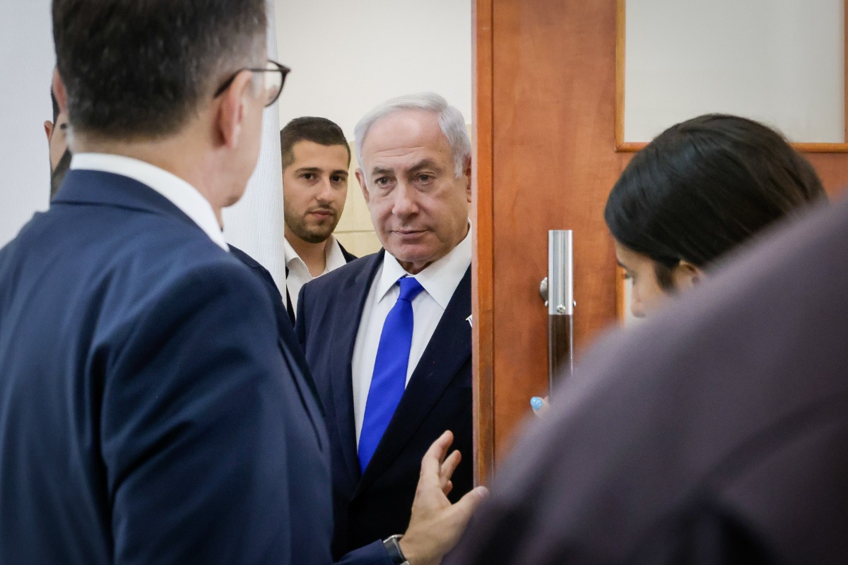 ראש הממשלה נתניהו בבית המשפט המחוזי בירושלים, היום | 