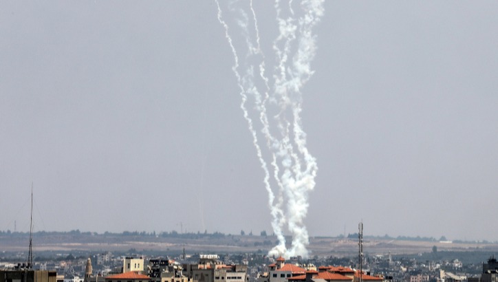 רקטות ששוגרו לעבר ישראל