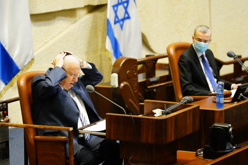 נשיא המדינה חבש כיפה לראשו ונשא את תפילת יזכור לנפטרי הקורונה