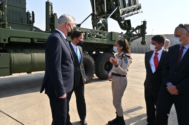 אספר וגנץ בסוללת כיפת ברזל, עם סגן טובה ויניק
