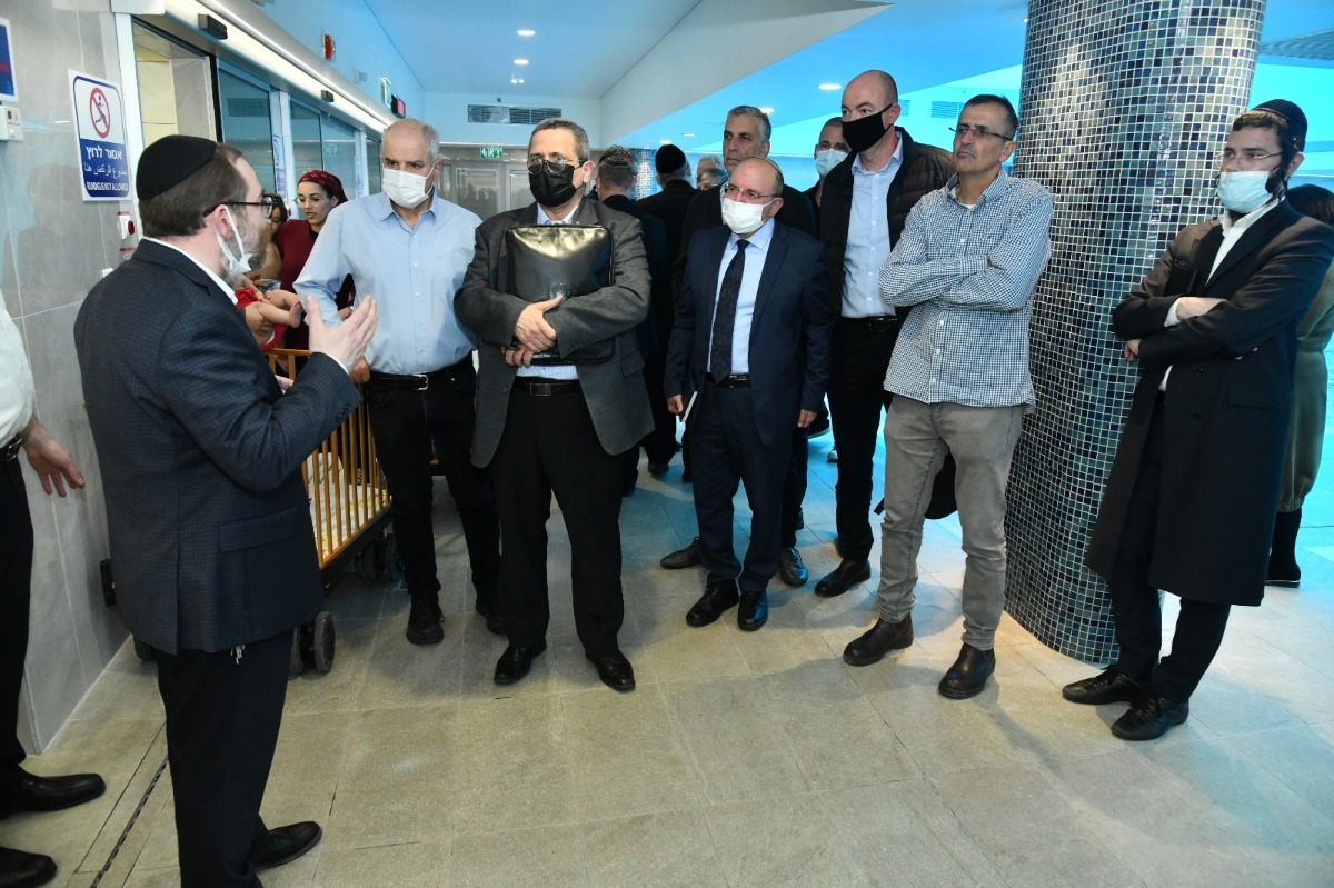 חברי הקבוצה התרשמו מהמתקנים במקום ומהחזון