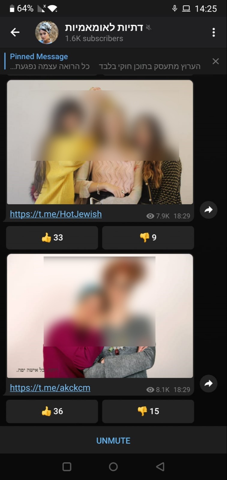 התמונות וההצבעה בערוץ